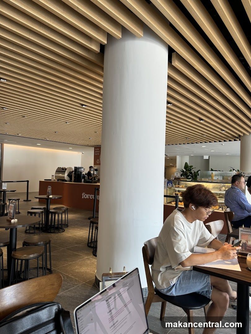 Interior of a café