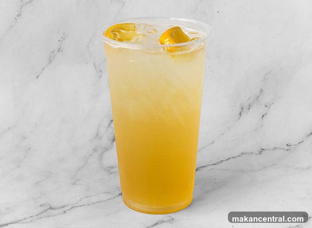 Lemonade in plastic cup
