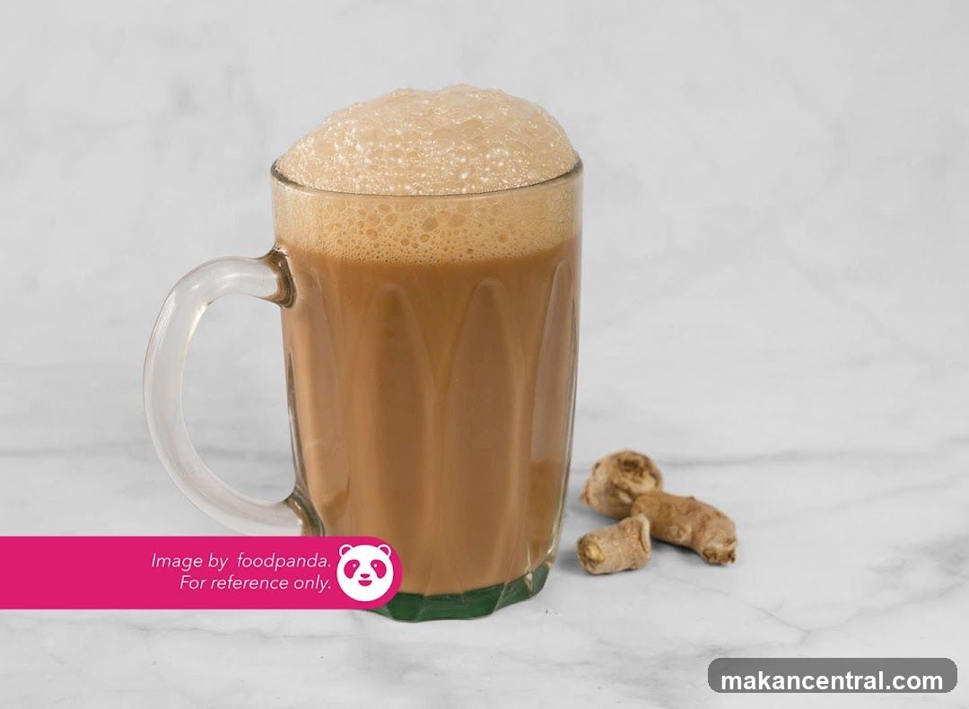Ginger Tea in Glass Mug