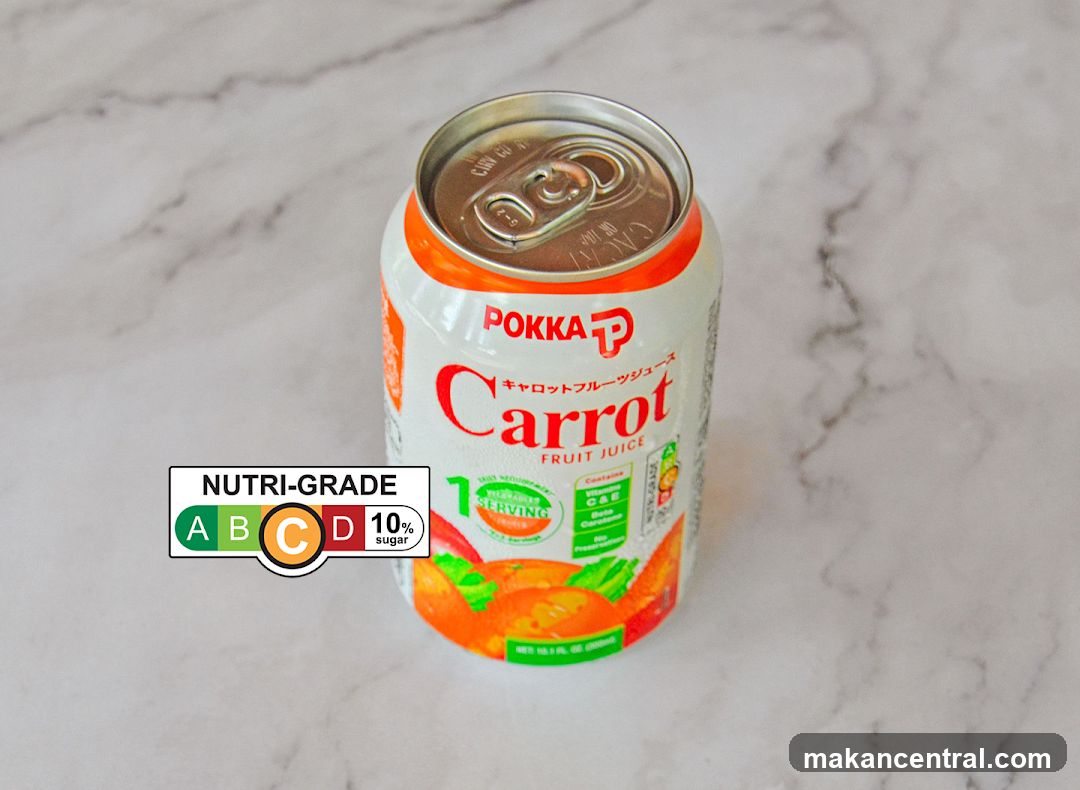 Carrot Fruit Juice Can