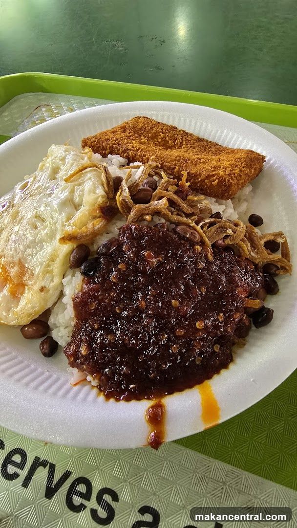 Food served on a tray