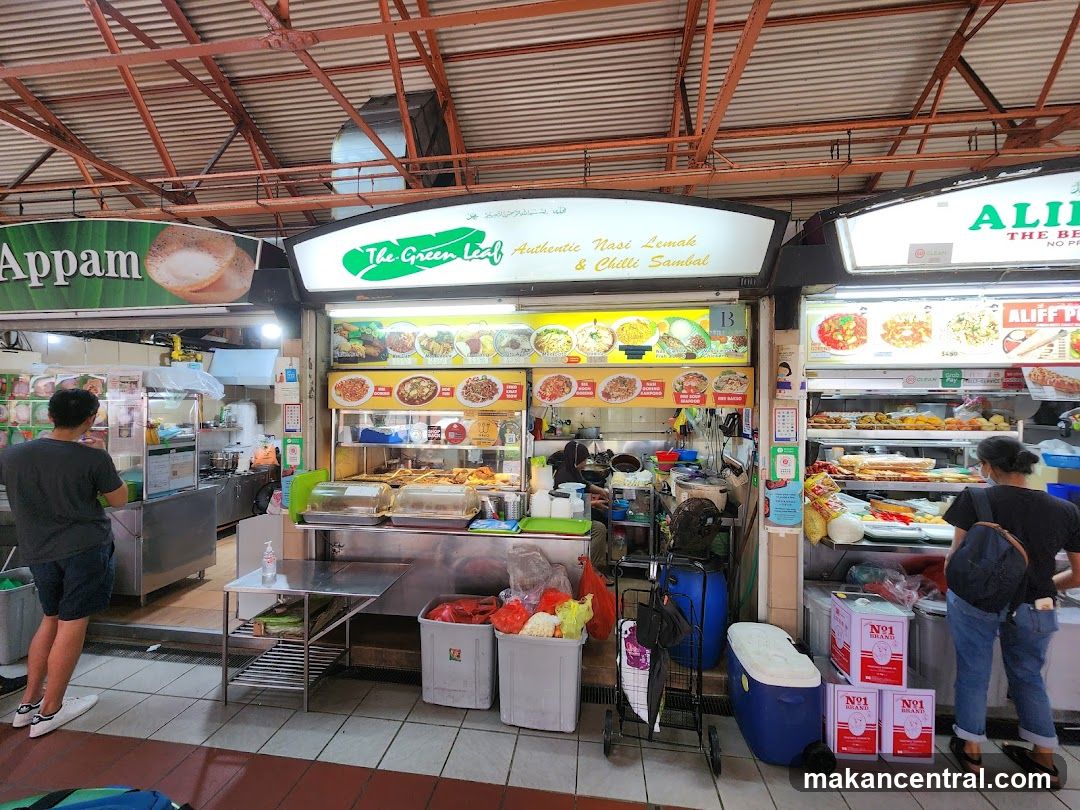 Food stall interior at hawker center