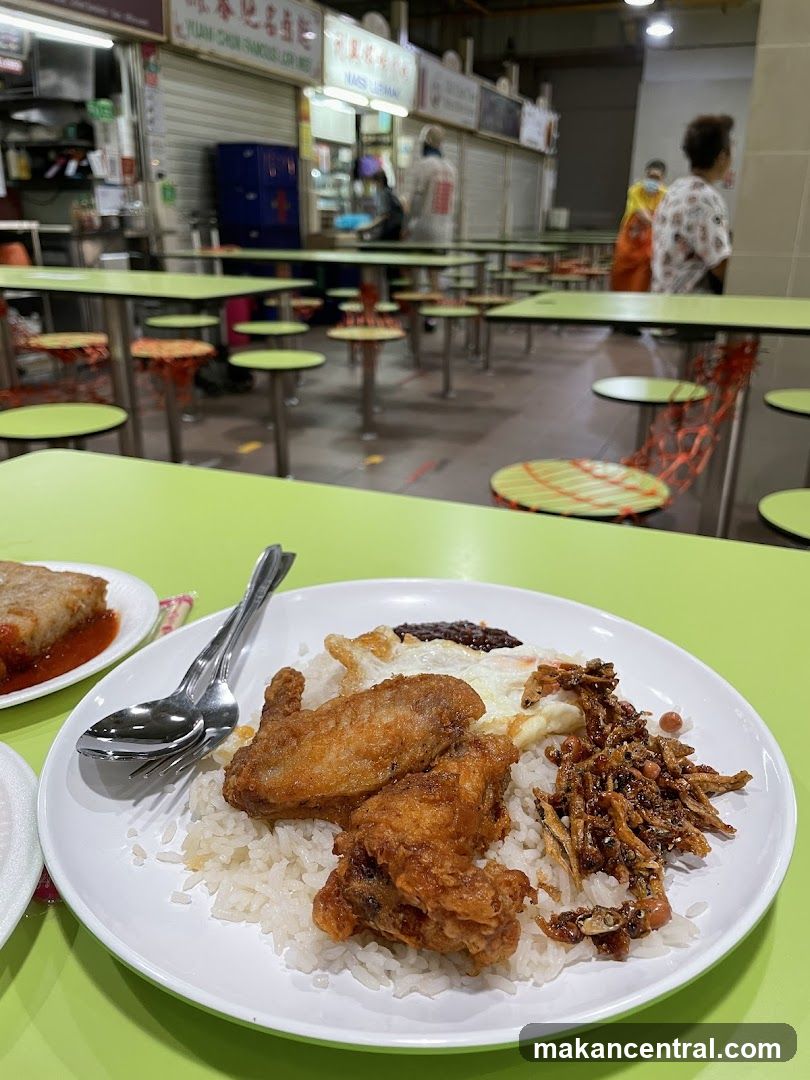 Food stall interior