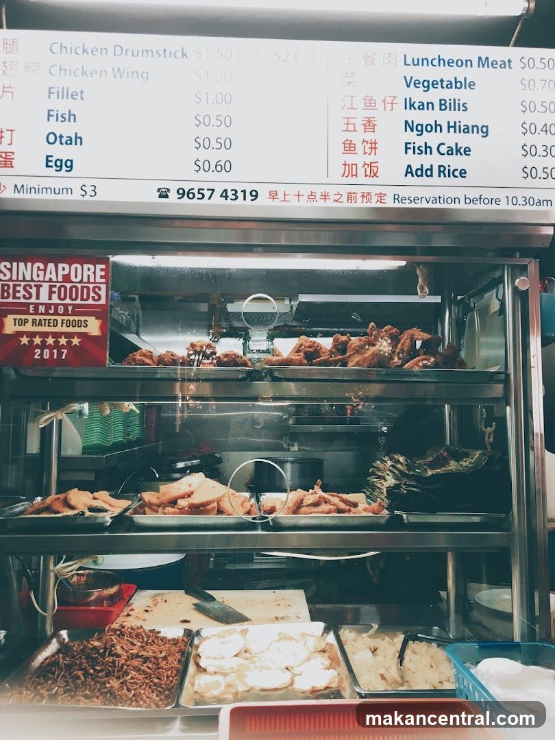 Food stall menu board