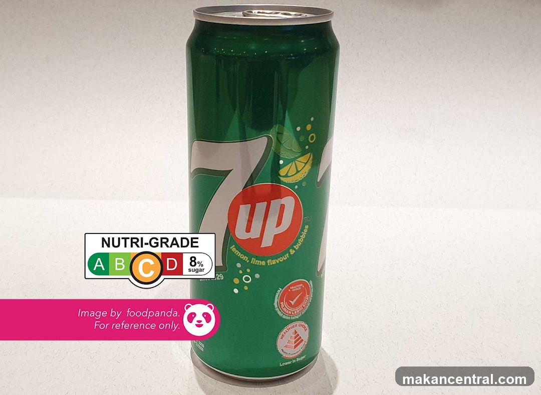 7up Can with Nutri-Grade Label