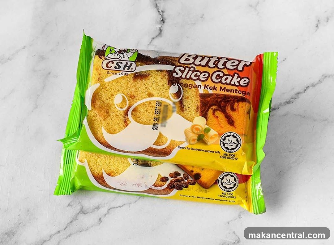 Butter Slice Cake Packaging
