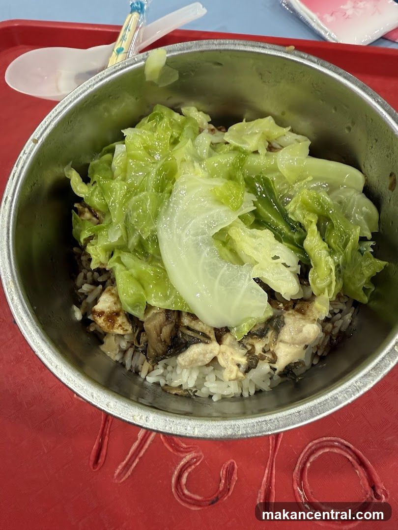 Food on tray
