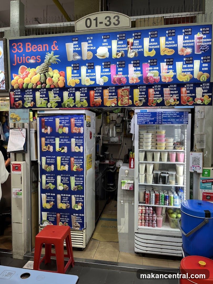 33 Bean & Juices stall entrance