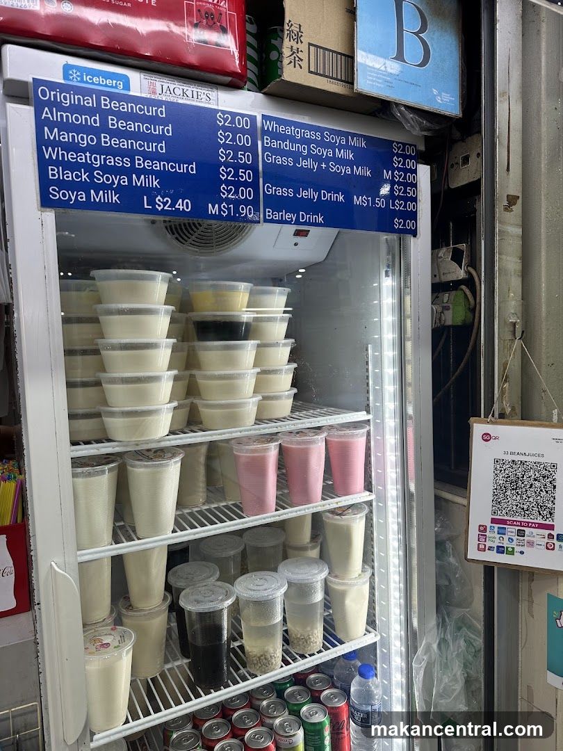 Cold beverage display with pricing board