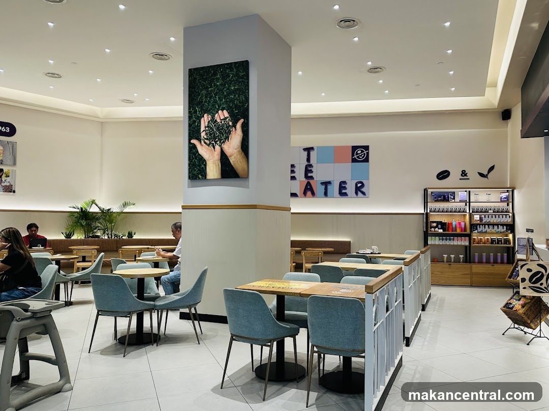 Interior of a café or tea shop
