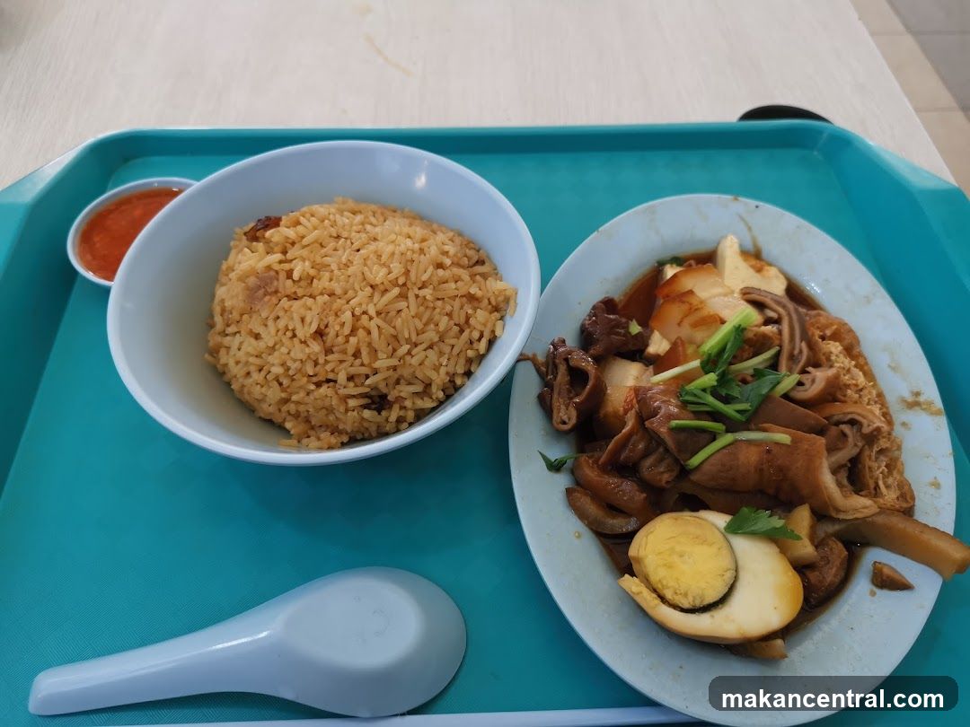Food served on tray