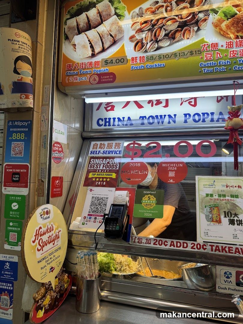 China Town Popiah stall interior