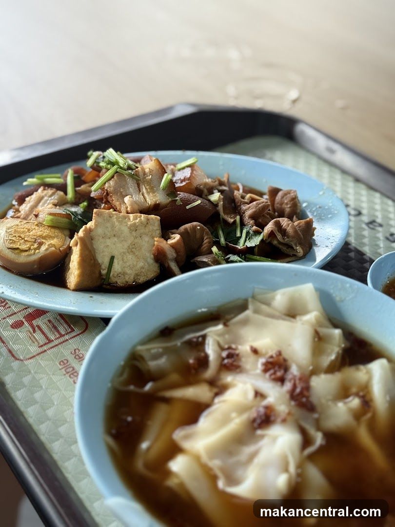 Food served on tray