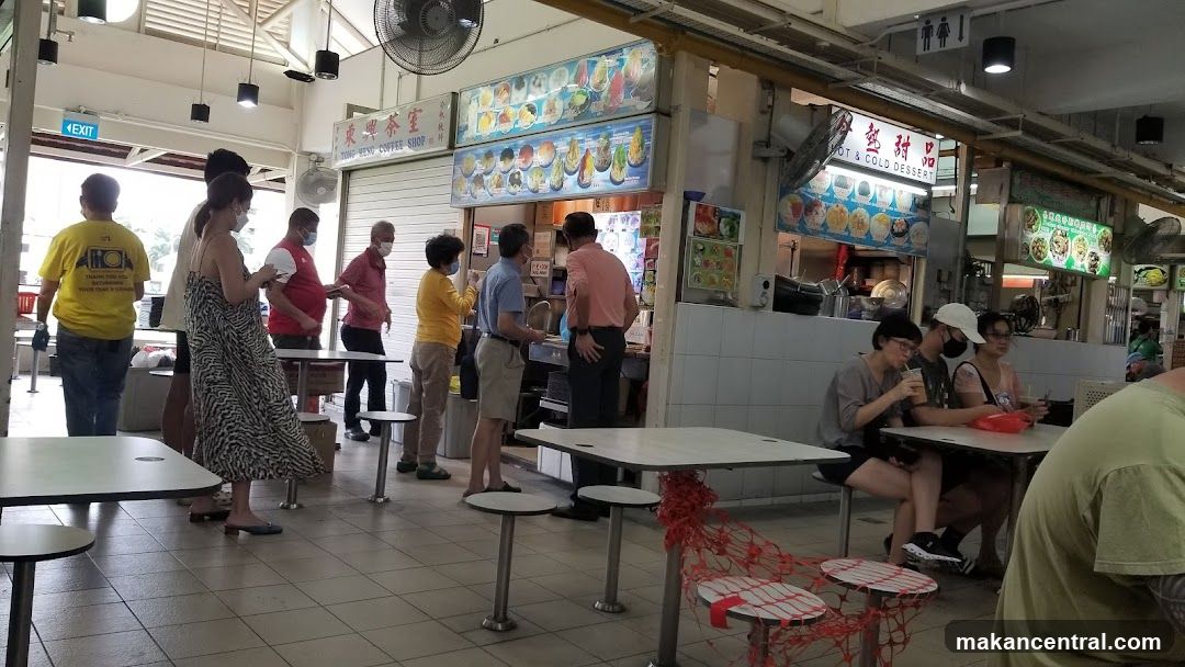 Interior of a hawker center
