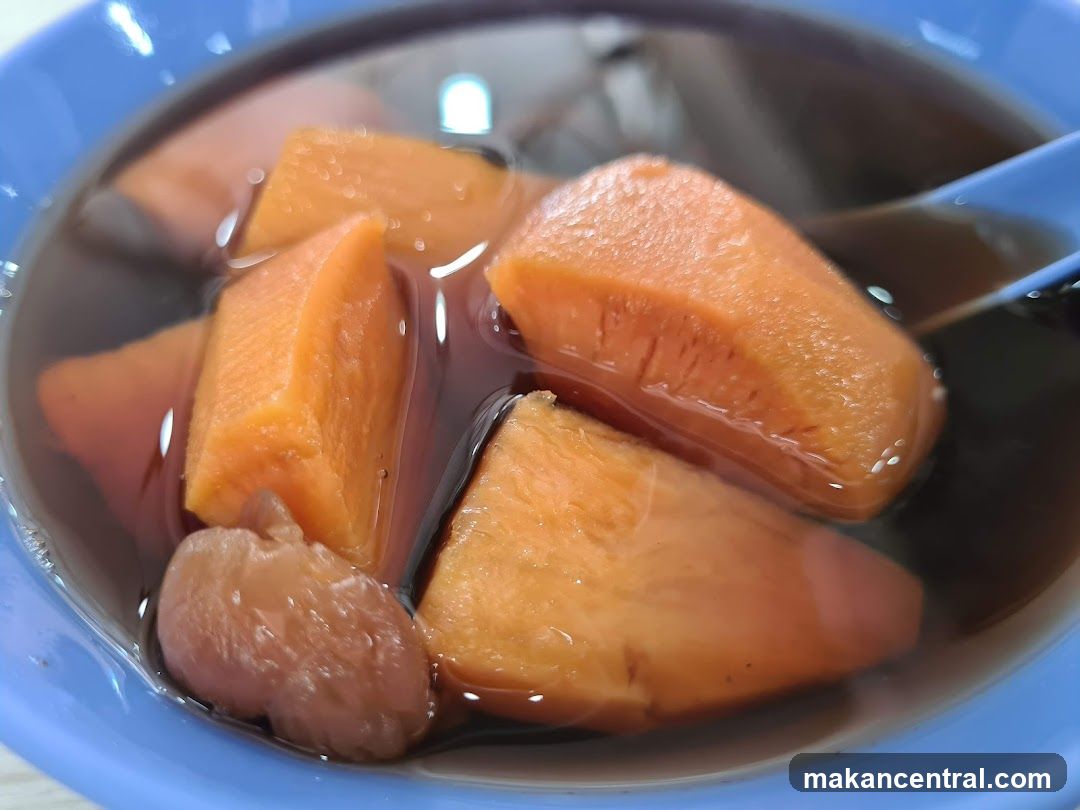 Sweet potato dessert in bowl