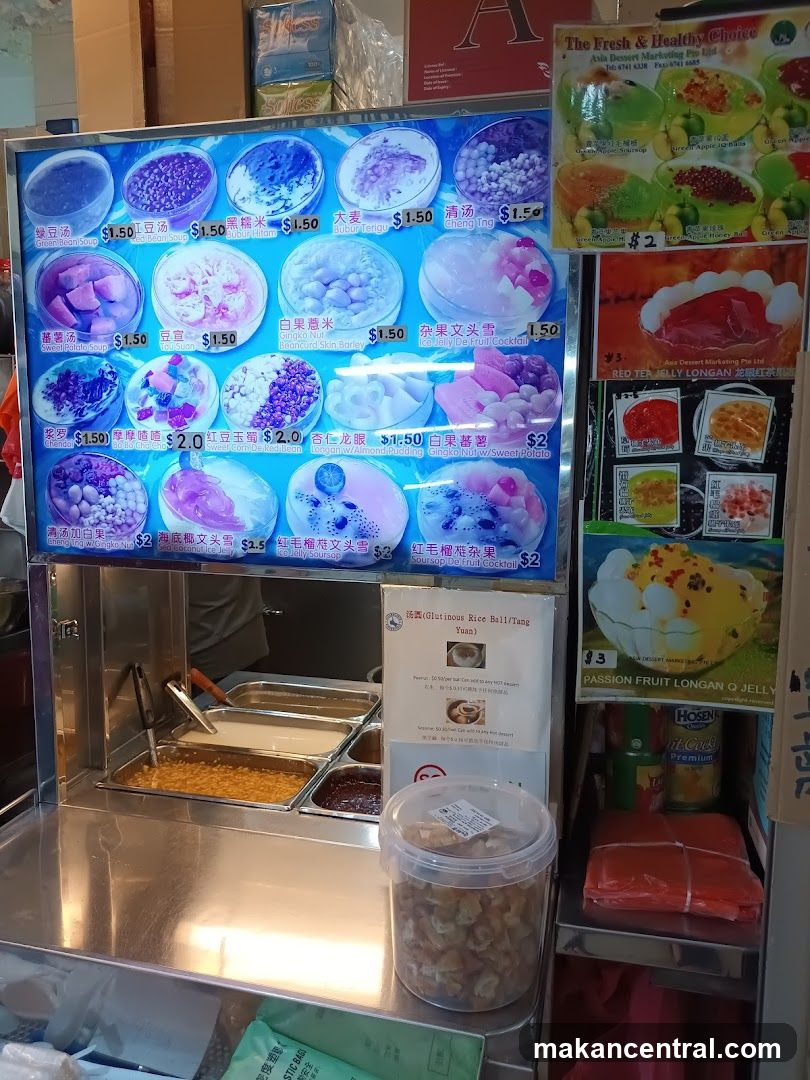 Dessert stall interior