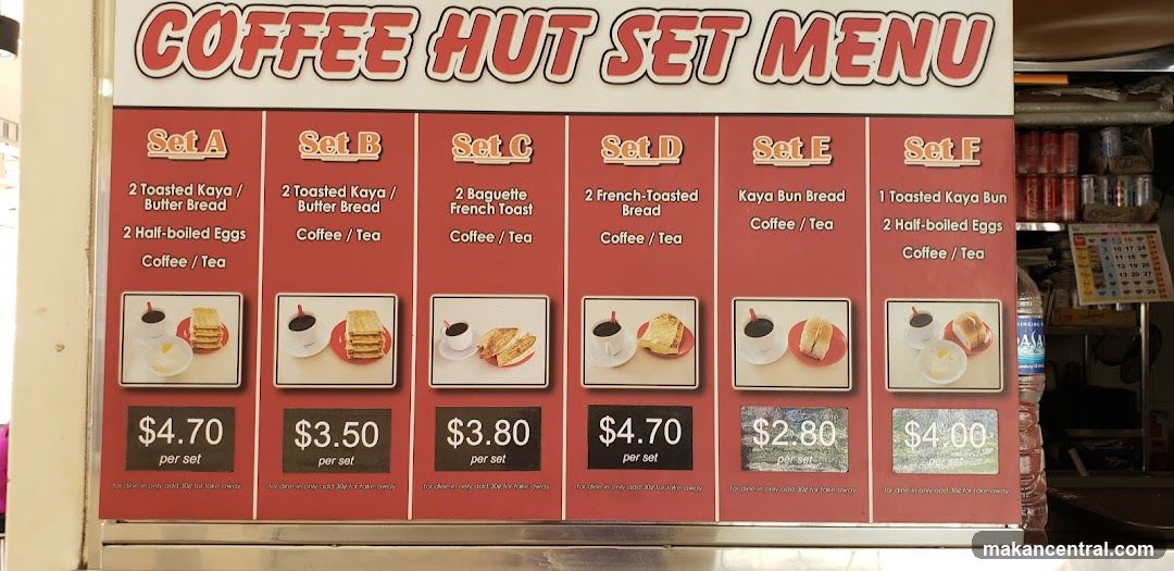 Coffee Hut Set Menu