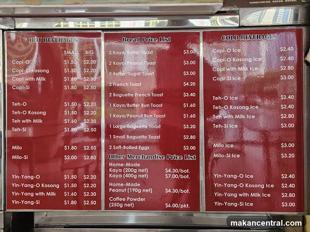 Coffee Shop Menu Board