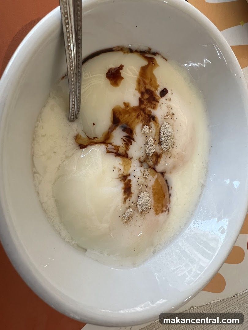 Poached Eggs with Seasonings