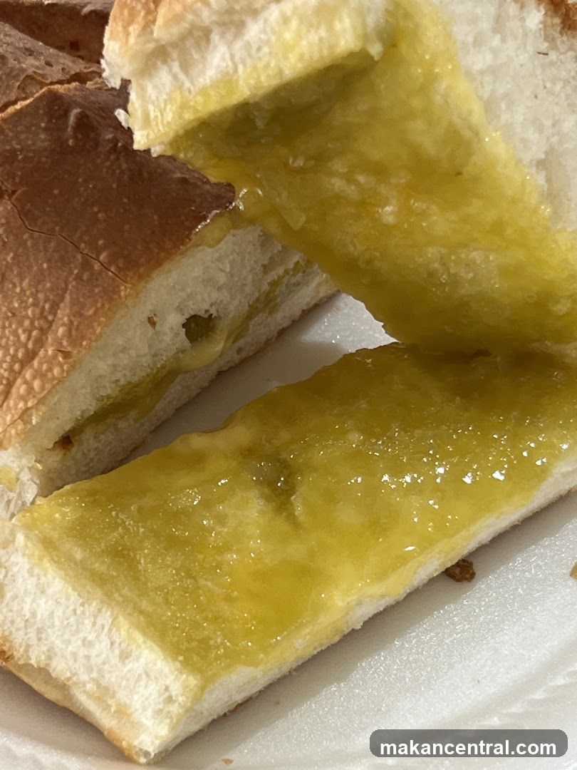Bread with Yellow Spread