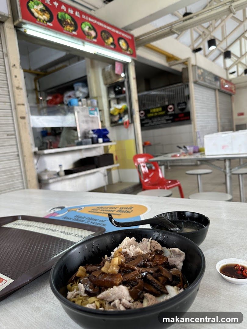 Food stall interior