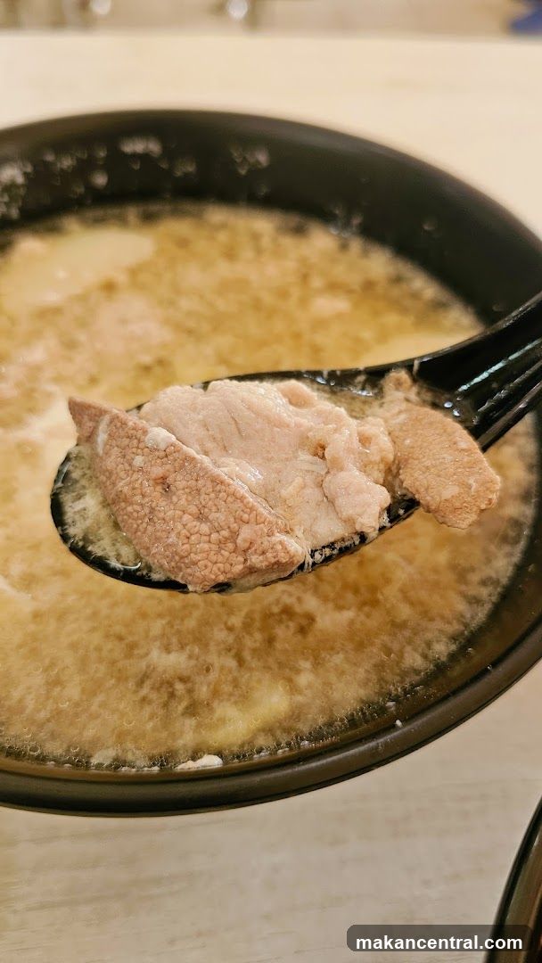 Close-up of soup with meat
