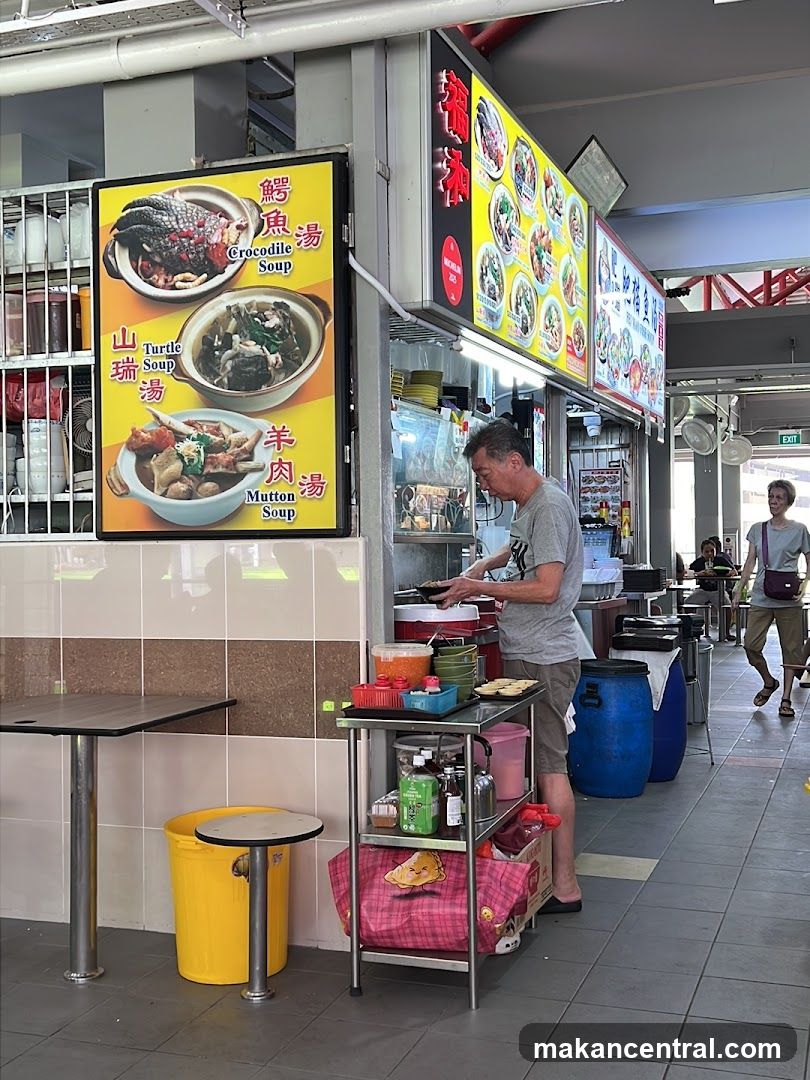 Food stall interior