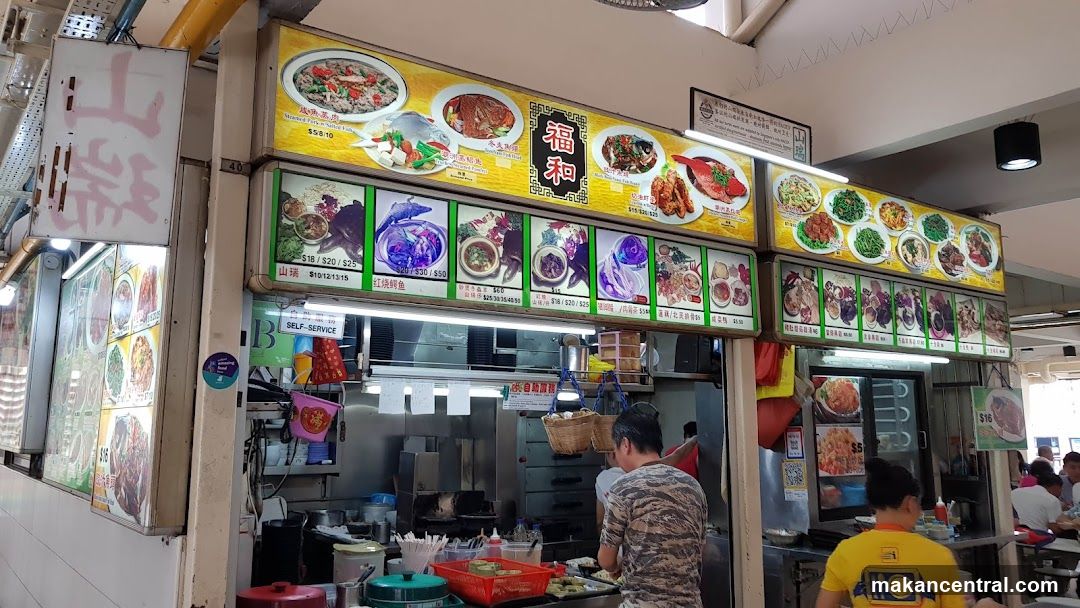 Food stall interior
