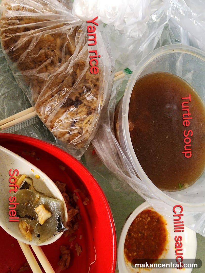 Food Items on Table