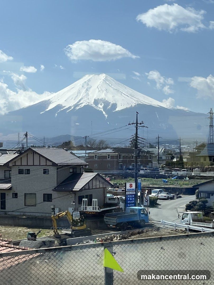 Mount Fuji View from Residential Area