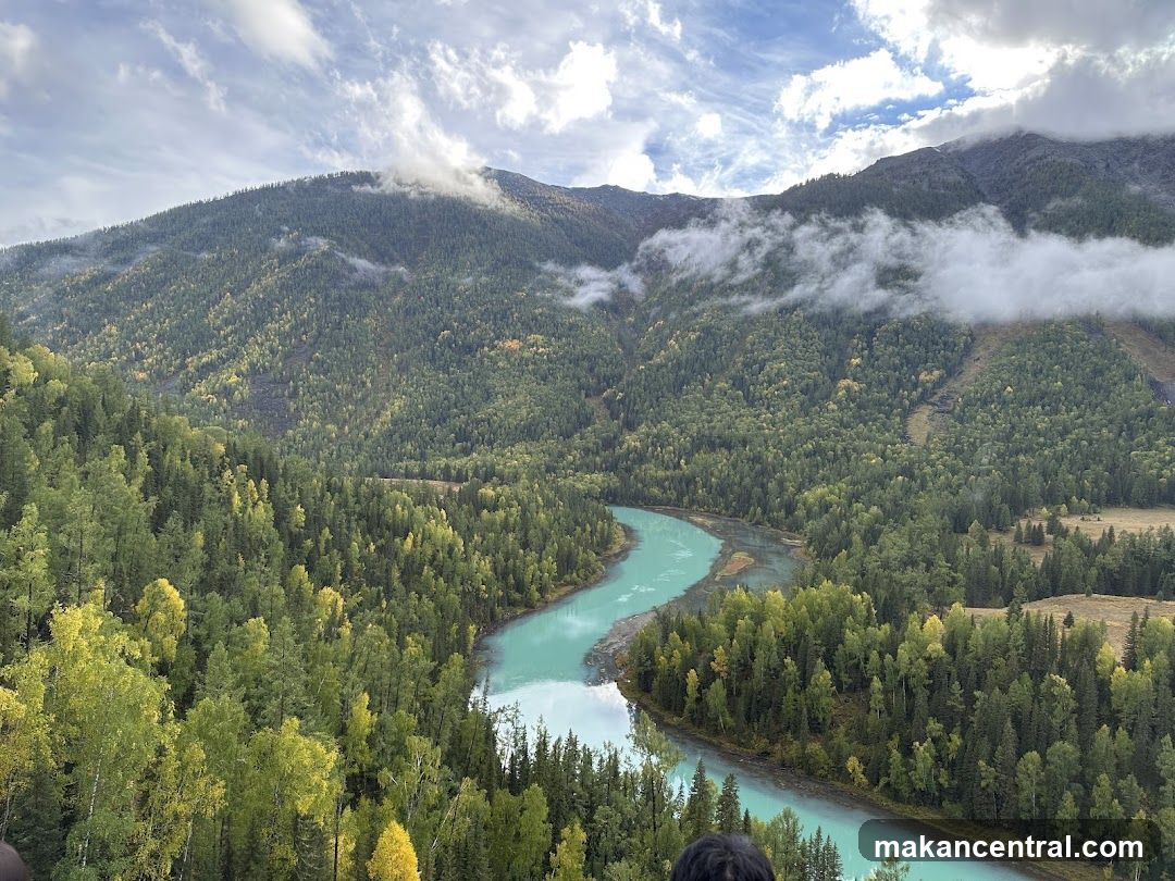 Mountain River Valley Landscape