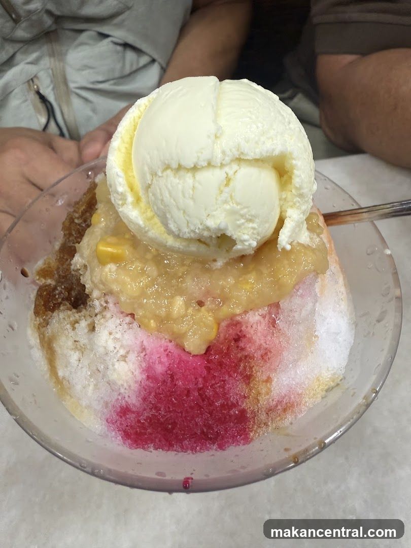 Ice cream dessert