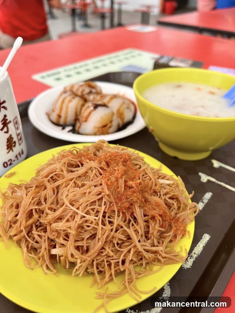 Food at a hawker stall