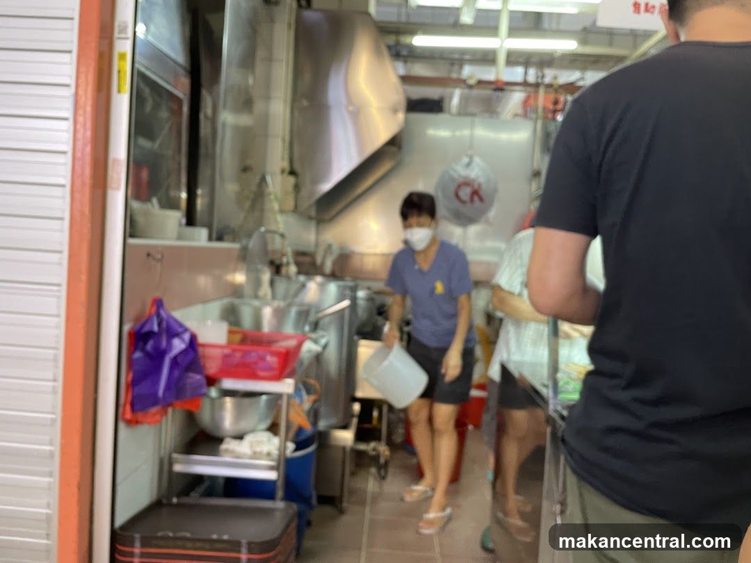 Food stall interior