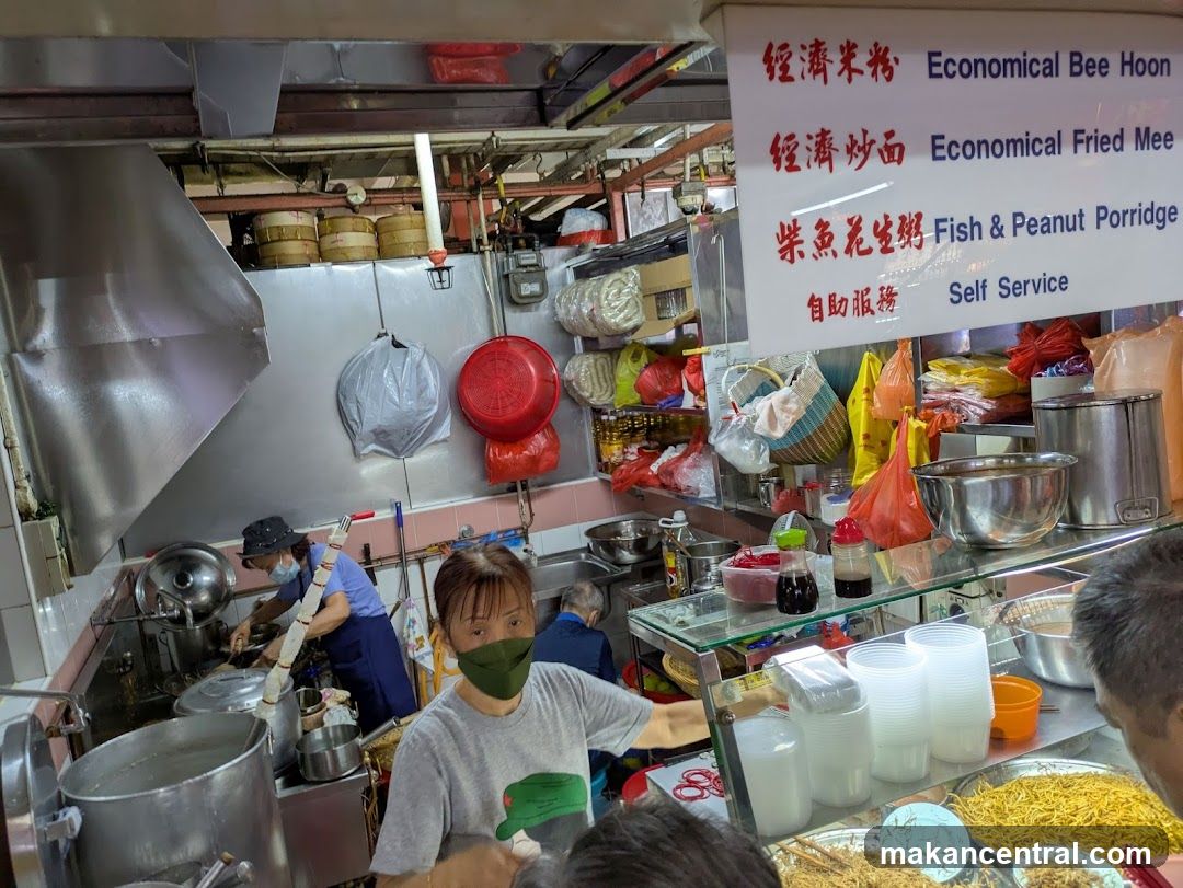Food stall interior