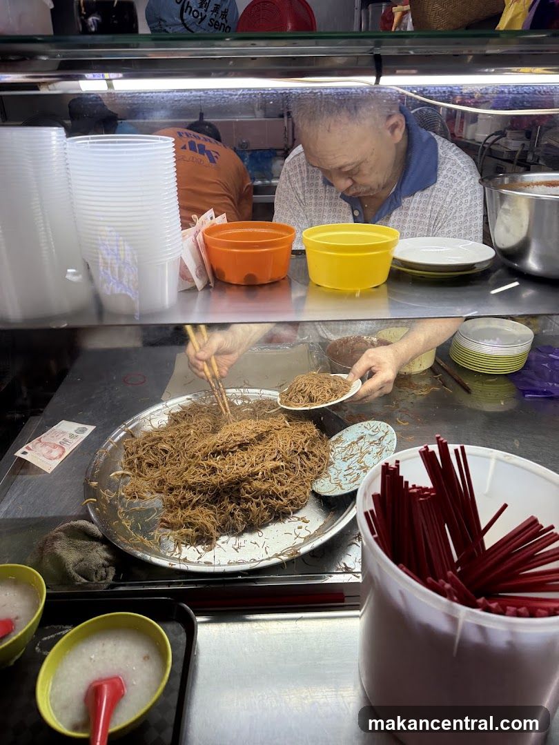 Food stall interior
