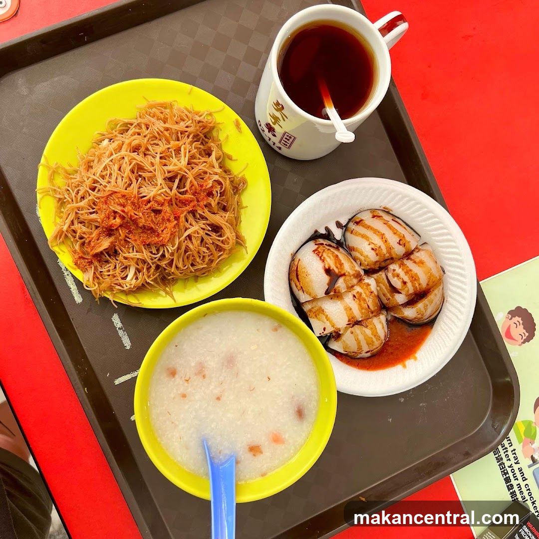Food Tray with Dishes