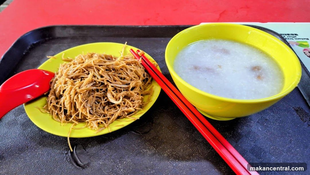 Food on tray