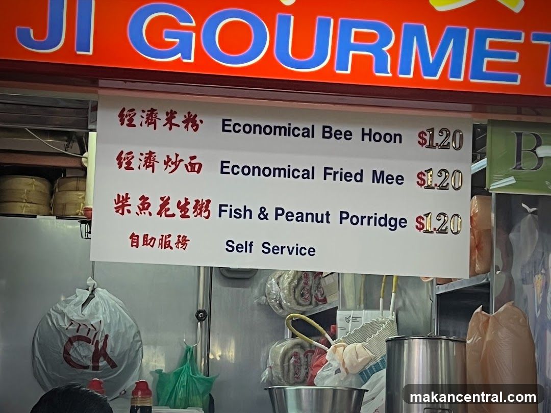 JI GOURMET Menu Board
