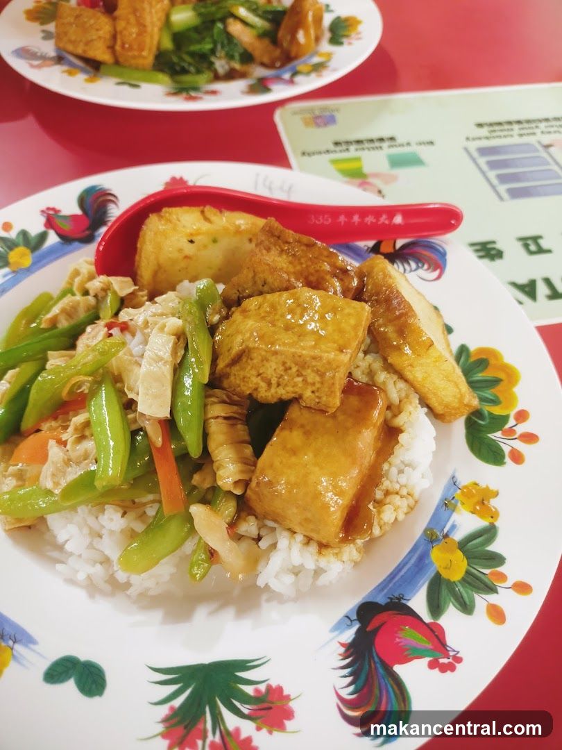 Food served at a restaurant