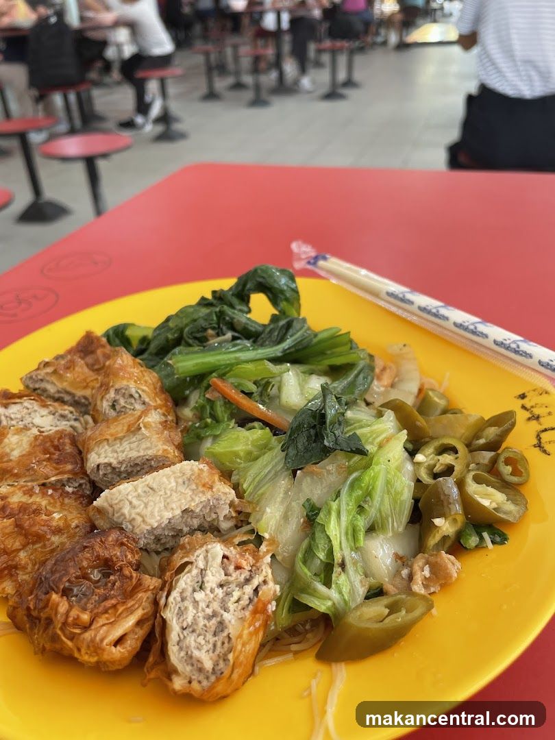 Food at a hawker center