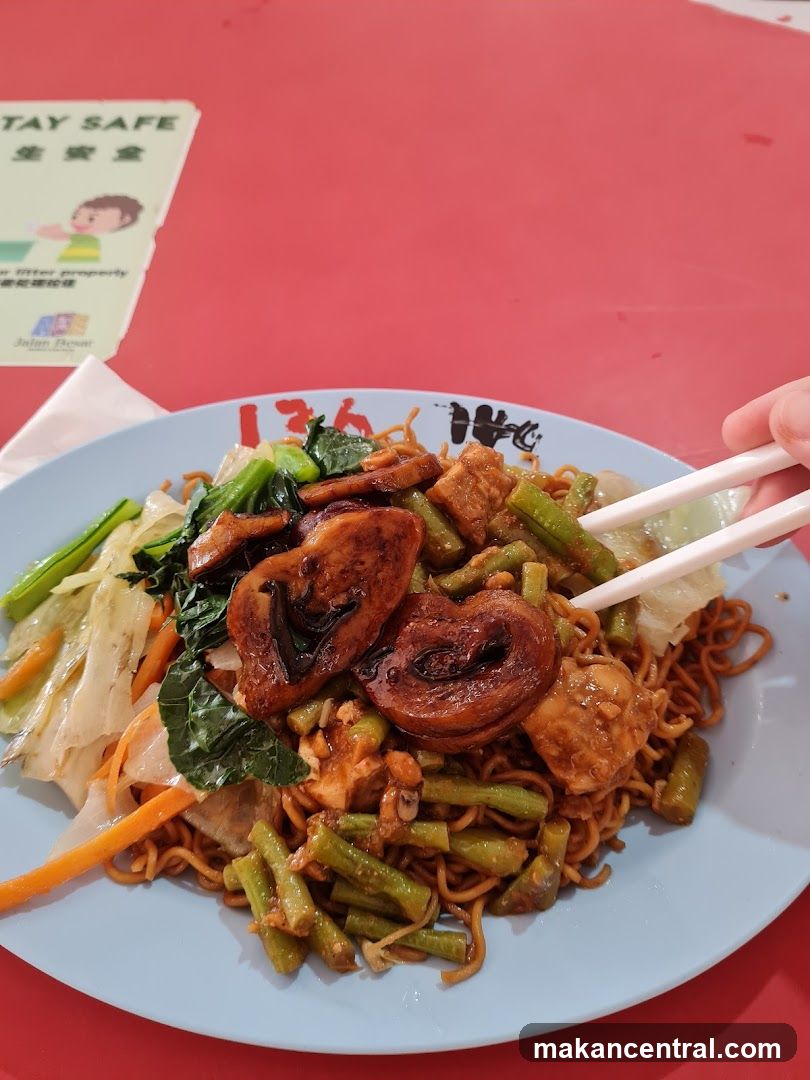 Noodle Dish with Vegetables and Meat
