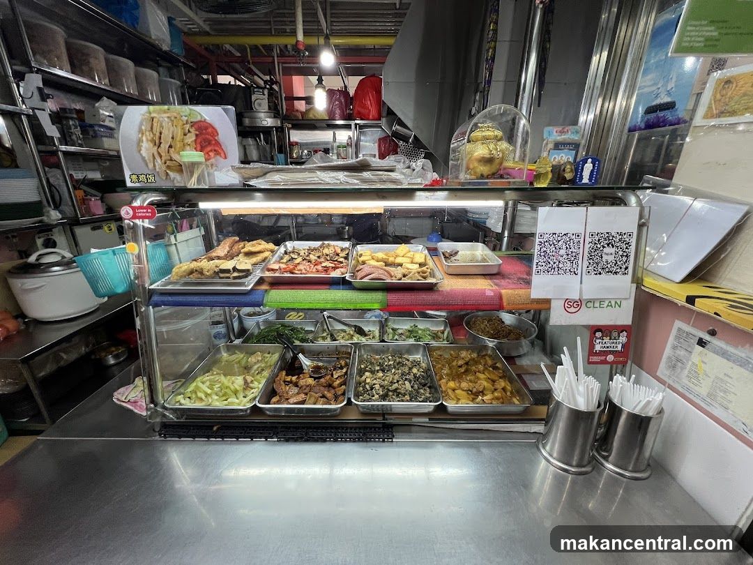 Food stall interior
