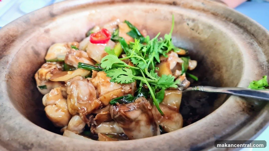 Food in clay pot