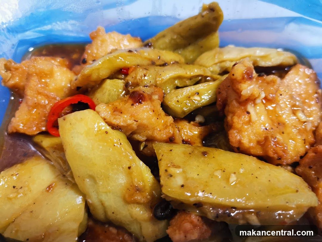 Food in container