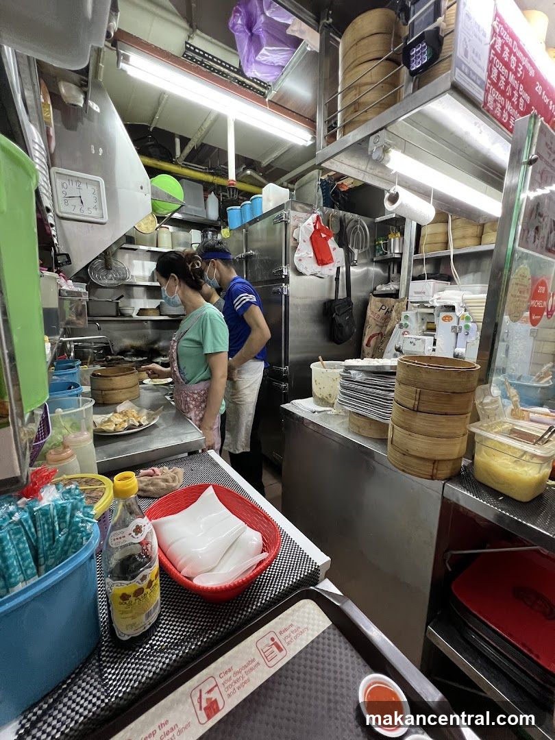 Food stall interior