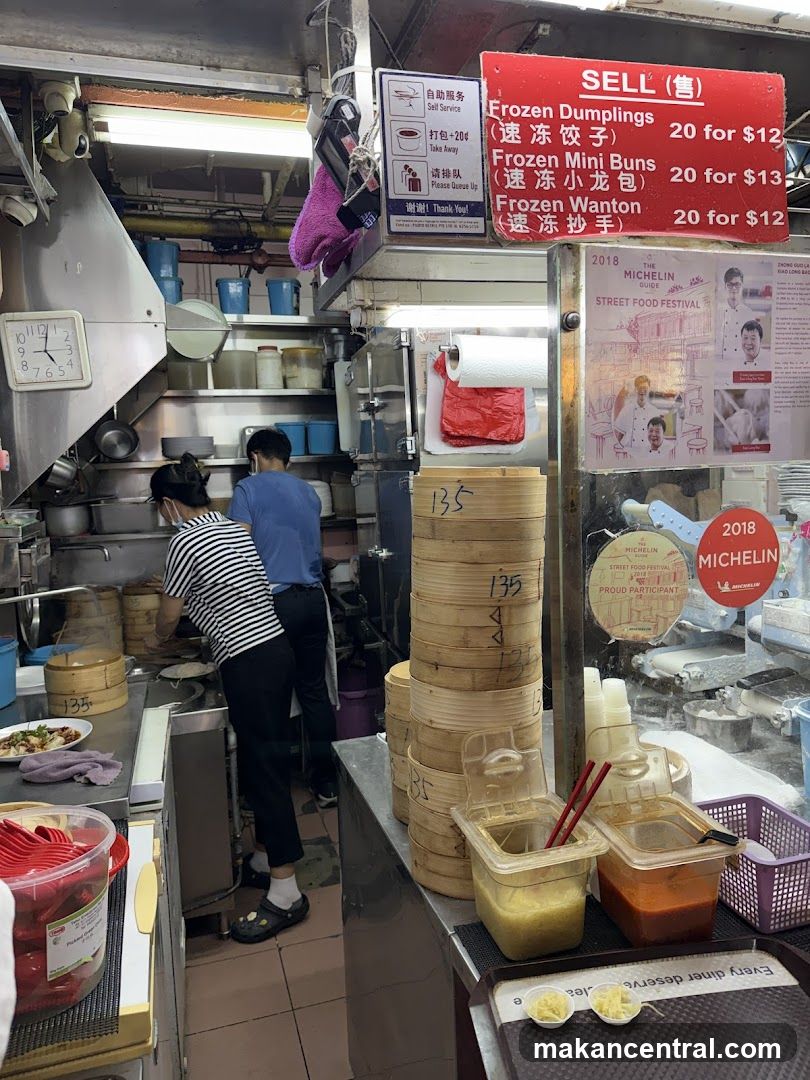 Food stall interior