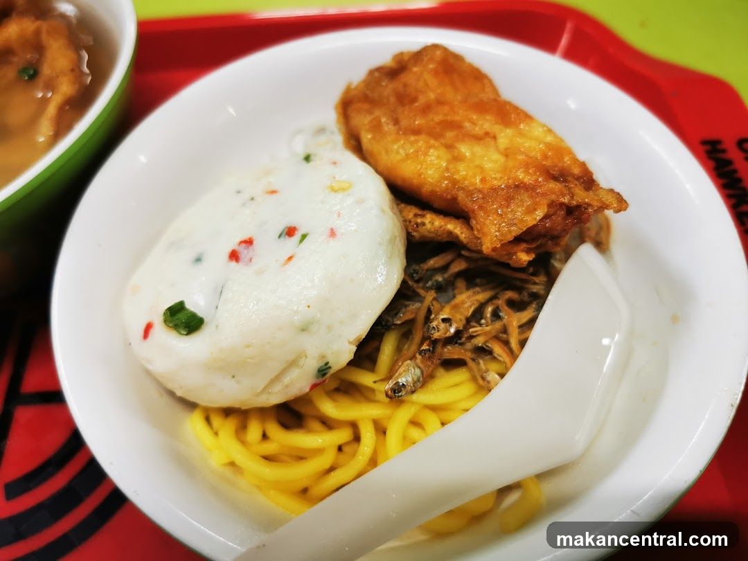 Food Item on Tray