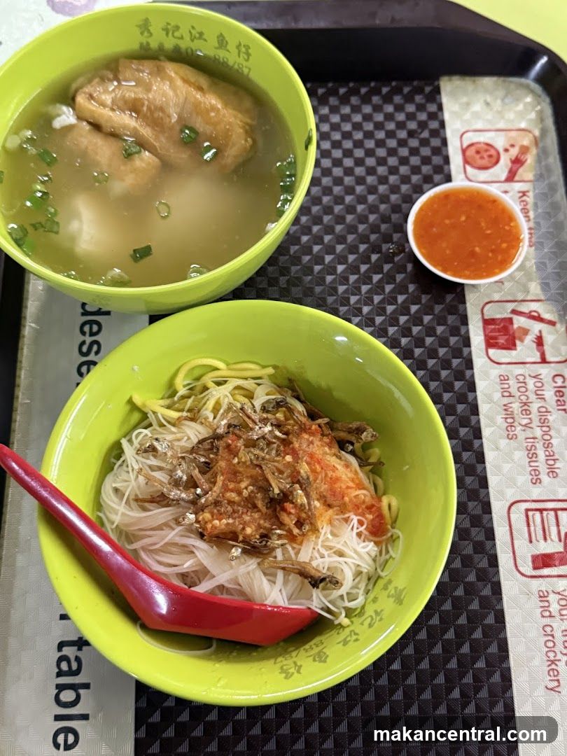 Food served on tray