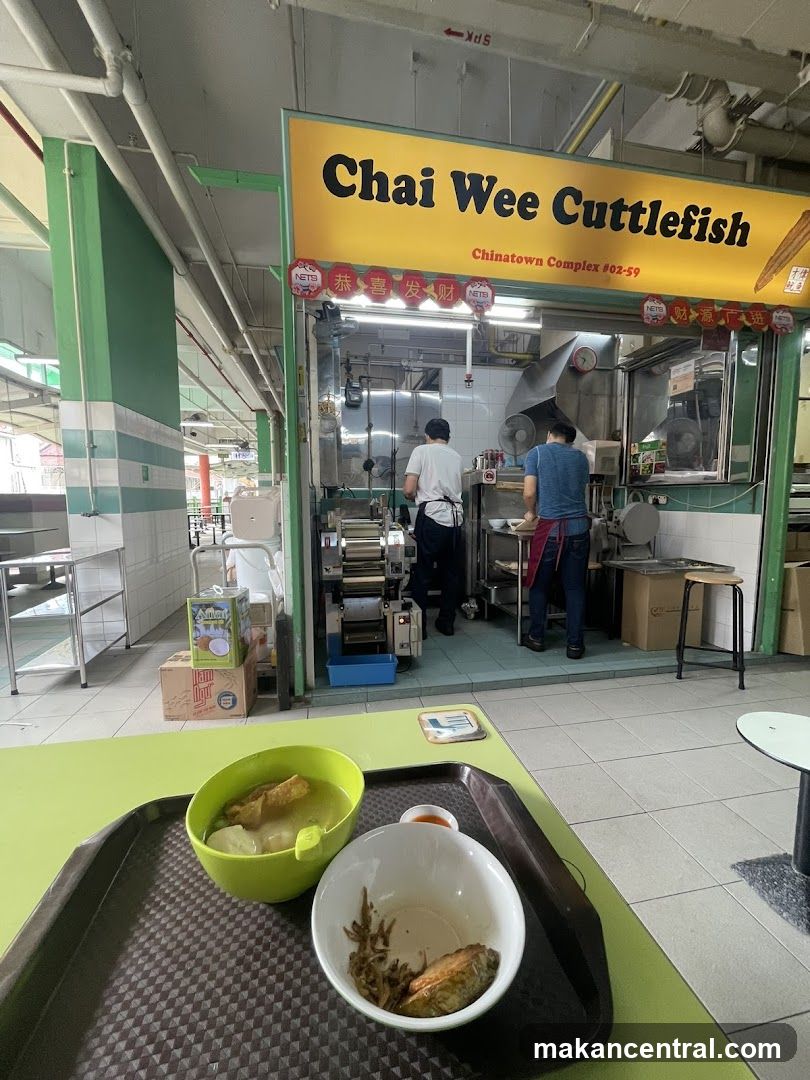 Chai Wee Cuttlefish Shop Interior